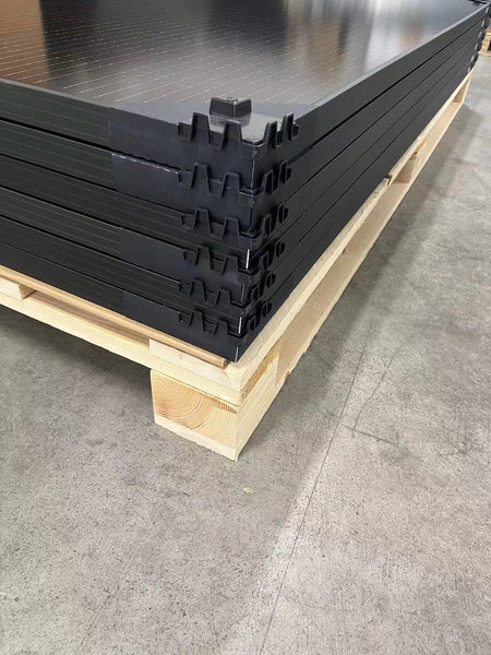 1000 piezas de esquinas de protección para módulos solares/esquinas apilables