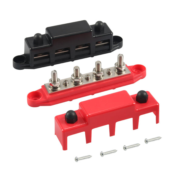 50 pares M10 M8 rojo y negro, 12 V, 300 A, barra colectora de alta corriente