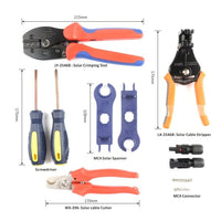 KIT DE 10 HERRAMIENTA DE CRIMPADO IWISS LY-2546B PARA CONECTOR MC4