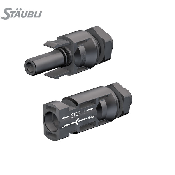 Conector solar Staubli de 200 pares para montaje en panel solar e inversor