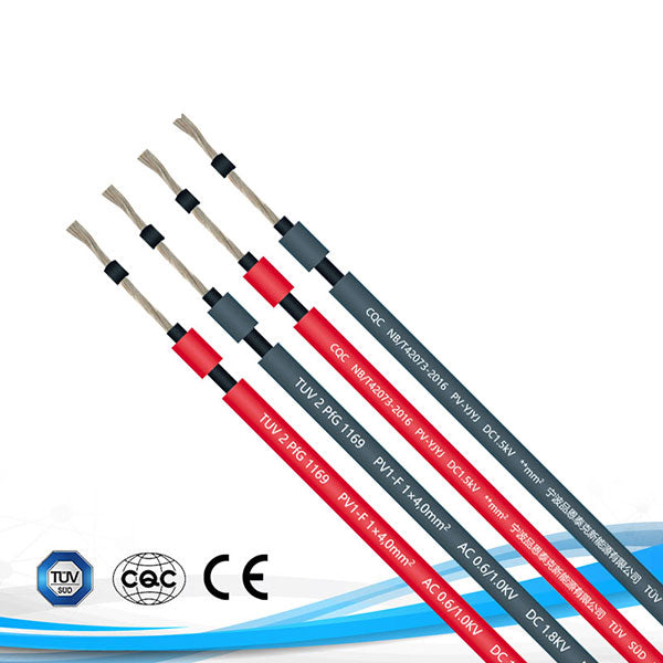 Cable fotovoltaico solar TUV 2 PFG 1169 PV1-F de 2,5 mm2 y 1000 V de 2000 metros